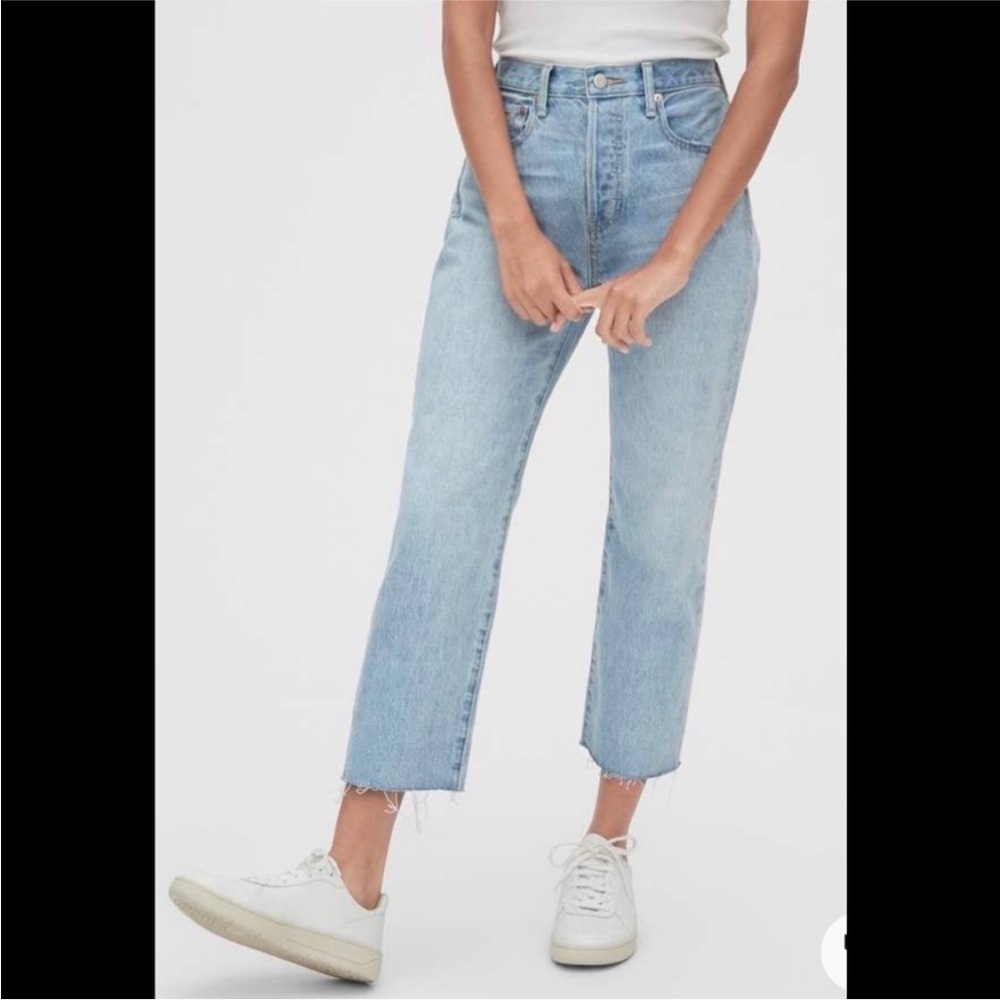 GAP high rise boyfriend jeans